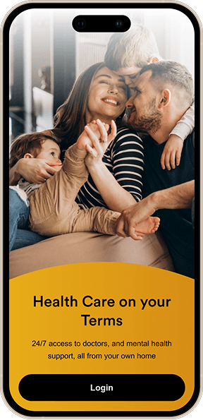 Doctegrity app login screen