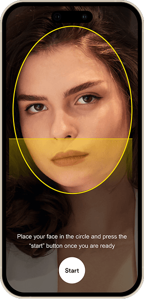 Face scanning interface