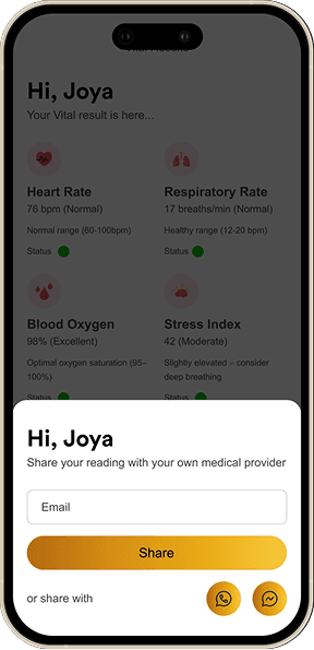 Share readings with provider